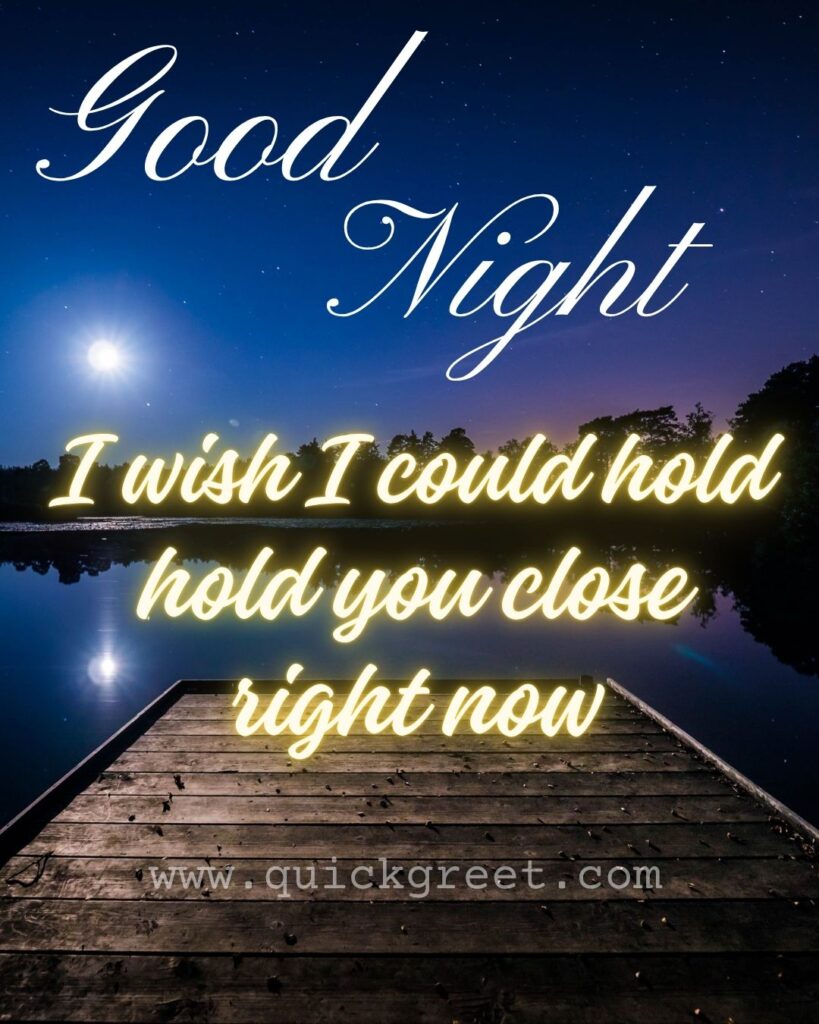 Good night romantic message for her