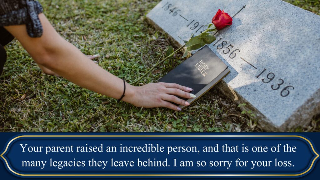 condolences for friend at loss of his parents