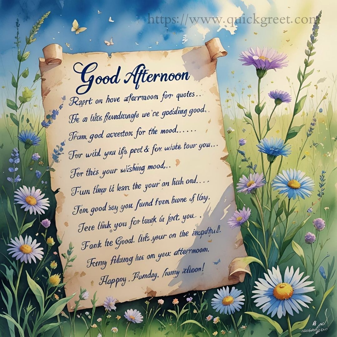 Good afternoon messages and quotes for everyone-Featured image