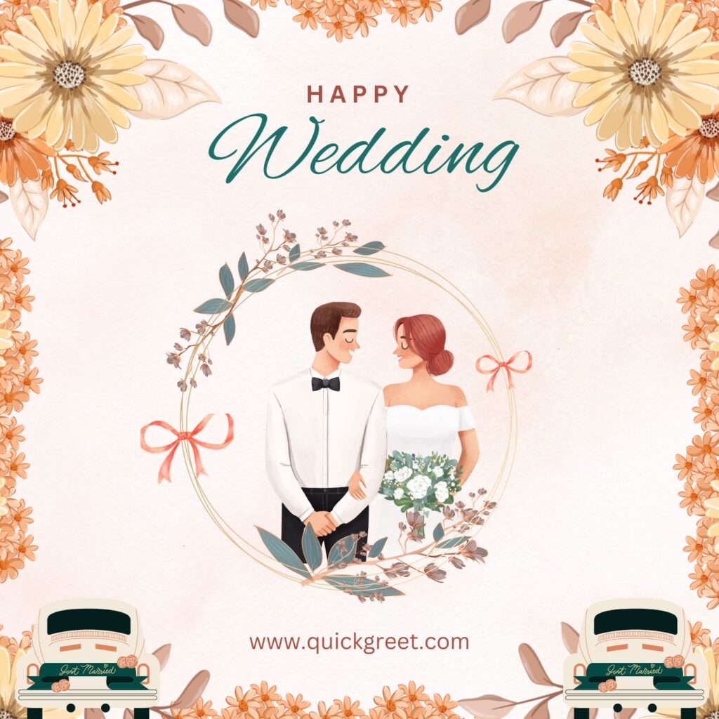 Happy wedding wishes to granddaughter 
