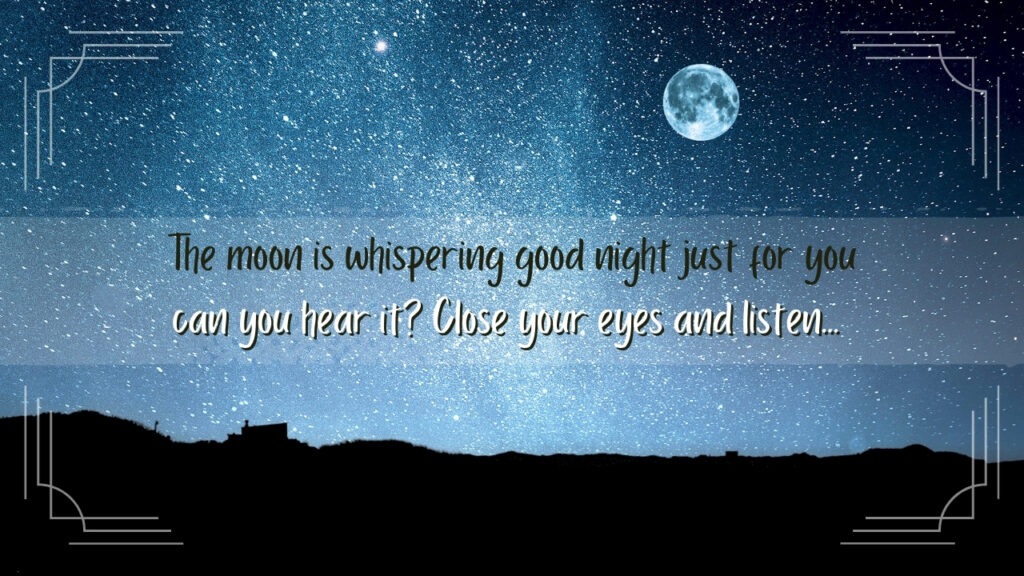 dreamy and romantic good night messages for your female friend