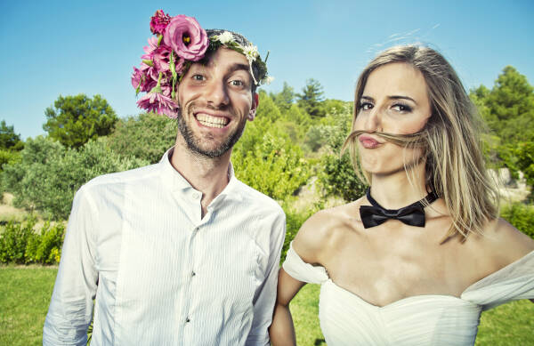 Funny wedding wishes for granddaughter and husband