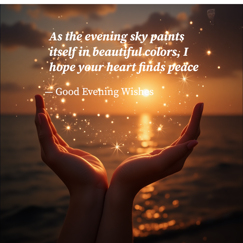 Good Evening wishes for friend