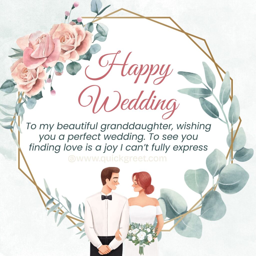 wedding wishes for granddaughter