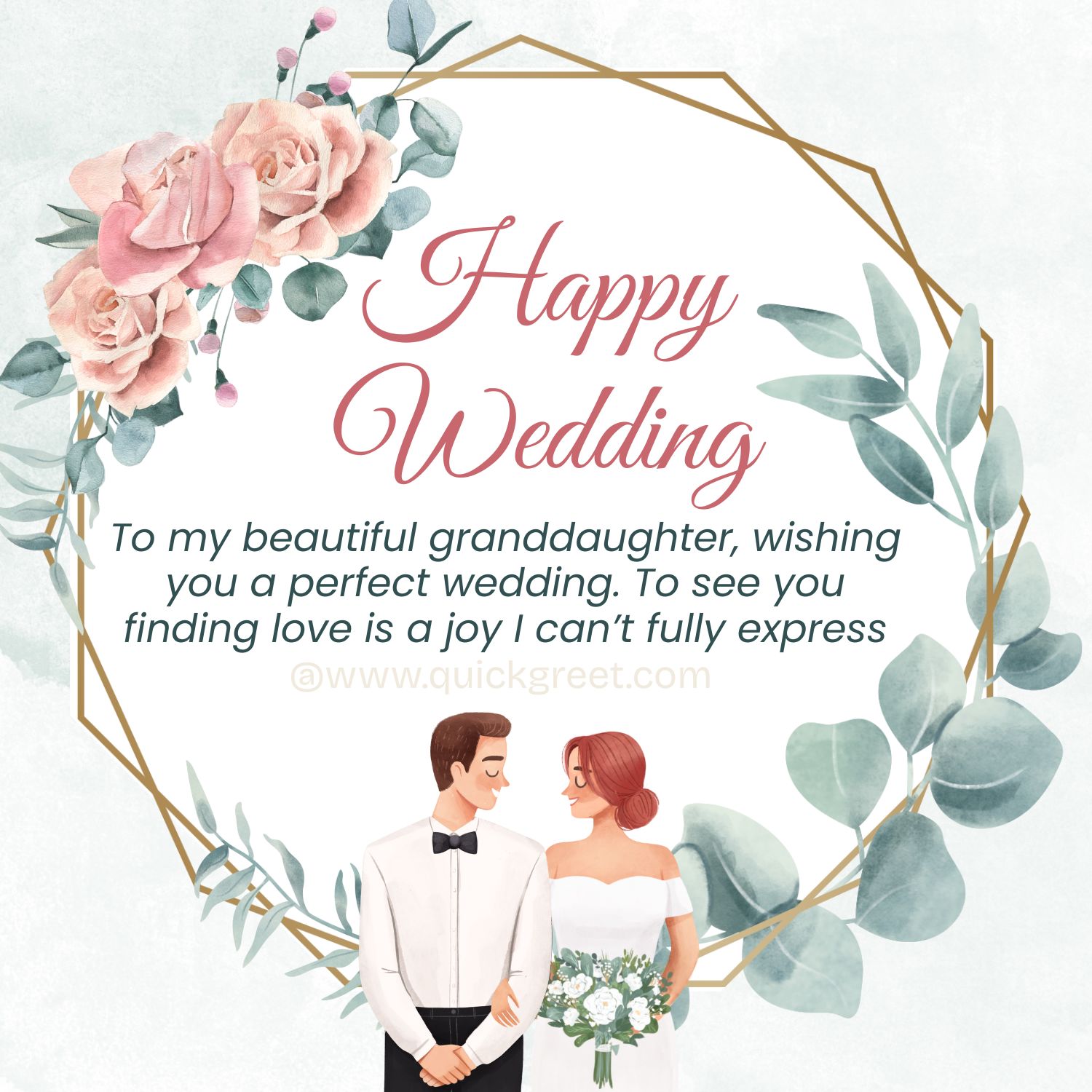 Wedding Wishes for Granddaughter