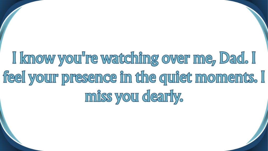 Spiritual and Comforting death anniversary messages for dad