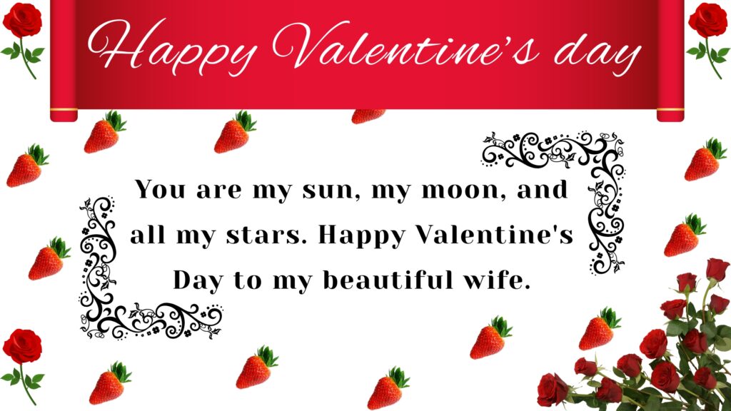 Sweet and Romantic Valentine's Day quotes for wife